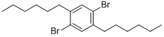 2,5-Bis(hexyl)-1,4-dibromobenzene Structure,117635-21-9Structure