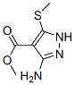 1H-pyrazole-4-carboxylicacid,3-amino-5-(methylthio)-,methylester(9ci) Structure,117717-02-9Structure