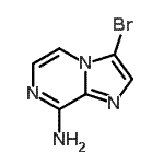 8-Amino-3-bromoimidazo[1,2-a]pyrazine Structure,117718-92-0Structure