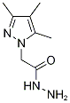 2-(3,4,5-Trimethyl-1H-pyrazol-1-yl)acetohydrazide Structure,1177340-00-9Structure