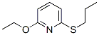 Pyridine, 2-ethoxy-6-(propylthio)-(9ci) Structure,117765-00-1Structure