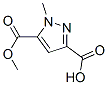 5-(Methoxycarbonyl)-1-methyl-1h-pyrazole-3-carboxylic acid Structure,117860-56-7Structure