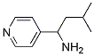 3-Methyl-1-(4-pyridyl)-1-butylamine Structure,1178634-82-6Structure