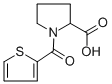 1-(Thiophene-2-carbonyl)-pyrrolidine-2-carboxylic acid Structure,117918-58-8Structure