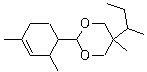 2-(2,4-Dimethylcyclohex-3-ene-1-yl)-5-methyl-5-(1-methylpropyl)-1,3-dioxane Structure,117933-89-8Structure