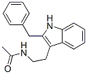 Acetamide, N-[2-[2-(phenylmethyl)-1H-indol-3-yl]ethyl]- Structure,117946-91-5Structure