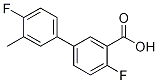 4,4-Difluoro-3-methyl-[1,1-biphenyl]-3-carboxylicacid Structure,1179676-15-3Structure