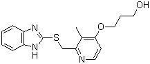 Desmethyl rabeprazole thioether Structure,117976-91-7Structure