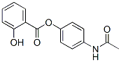 2-Hydroxybenzoic acid 4-(acetylamino)phenyl ester Structure,118-57-0Structure