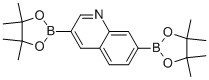 3,7-Bis(4,4,5,5-tetramethyl-1,3,2-dioxaborolan-2-yl)-quinoline Structure,1180557-67-8Structure