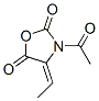 2,5-Oxazolidinedione, 3-acetyl-4-ethylidene-(9ci) Structure,118080-40-3Structure