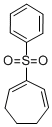 2-(Phenylsulfonyl)-1,3-cycloheptadiene Structure,118160-44-4Structure