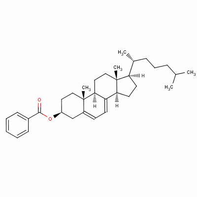 Cholesta-5,7-dien-3-ol,benzoate, (3b)- Structure,1182-06-5Structure