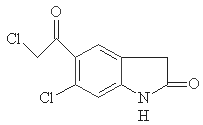 5-Chloroacetyl-6-chloro-1,3-dihydro-2H-indole-2-one Structure,118307-04-3Structure