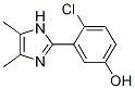 4-Chloro-3-(4,5-dimethyl-1h-imidazol-2-yl)phenol Structure,1184919-44-5Structure