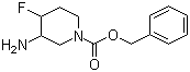 Benzyl 3-amino-4-fluoropiperidine-1-carboxylate Structure,1184920-12-4Structure