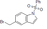 1-Benzenesulfonyl-5-(bromomethyl)-1h-indole Structure,1184953-71-6Structure