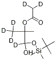 1-[(Tert-butyldimethylsilyl)oxy]-2-methyl-2-acetoxypropanol-d6 Structure,1184976-30-4Structure