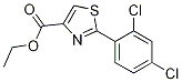 2-(2,4-Dichlorophenyl)-4-thiazolecarboxylic acid ethyl ester Structure,1185155-89-8Structure