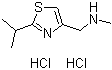 2-Isopropyl-4(((n-methyl)amino)methyl)thiazole dihydrochloride Structure,1185167-55-8Structure