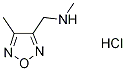 Methyl-(4-methyl-furazan-3-ylmethyl)-amine hydrochloride Structure,1185300-17-7Structure