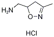 [(3-Methyl-4,5-dihydroisoxazol-5-yl)methyl]amine hydrochloride Structure,1185301-13-6Structure