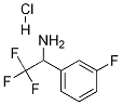 2,2,2-Trifluoro-1-(3-fluorophenyl)ethylamine hydrochloride Structure,1185302-13-9Structure