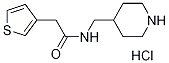 N-(piperidin-4-ylmethyl)-2-(thiophen-3-yl)acetamidehydrochloride Structure,1185307-16-7Structure