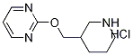 2-(Piperidin-3-ylmethoxy)-pyrimidine hydrochloride Structure,1185307-62-3Structure