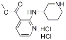 2-(Piperidin-3-ylamino)-nicotinicacidmethyl ester hydrochloride Structure,1185307-66-7Structure