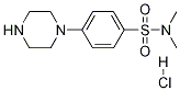 N,n-dimethyl-4-(piperazin-1-yl)benzenesulfonamide hydrochloride Structure,1185307-88-3Structure