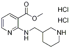 2-[(Piperidin-3-ylmethyl)-amino]-nicotinicacidmethyl ester hydrochloride Structure,1185308-09-1Structure