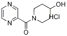 (4-Hydroxy-piperidin-1-yl)-pyrazin-2-yl-methanone hydrochloride Structure,1185309-12-9Structure