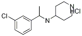 [1-(3-Chloro-phenyl)-ethyl ]-piperidin-4-yl-amine hydrochloride Structure,1185310-15-9Structure