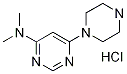 N,n-dimethyl-6-(piperazin-1-yl)pyrimidin-4-amine hydrochloride Structure,1185310-57-9Structure