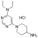 [6-(4-Amino-piperidin-1-yl)-pyrimidin-4-yl]-diethyl-amine hydrochloride Structure,1185310-82-0Structure