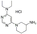 [6-(3-Amino-piperidin-1-yl)-pyrimidin-4-yl]-diethyl-amine hydrochloride Structure,1185310-90-0Structure