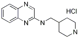 Piperidin-4-ylmethyl-quinoxalin-2-yl-amine hydrochloride Structure,1185311-71-0Structure