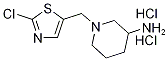 1-(2-Chloro-thiazol-5-ylmethyl)-piperidin-3-ylamine dihydrochloride Structure,1185311-97-0Structure