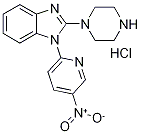 1-(5-Nitro-pyridin-2-yl)-2-piperazin-1-yl-1h-benzoimidazole hydrochloride Structure,1185313-05-6Structure