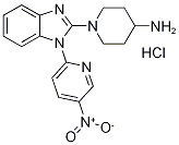 1-[1-(5-Nitro-pyridin-2-yl)-1h-benzoimidazol-2-yl]-piperidin-4-ylamine hydrochloride Structure,1185313-21-6Structure