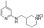 (4-Methyl-pyridin-2-yl)-piperidin-3-ylmethyl-amine hydrochloride Structure,1185313-60-3Structure