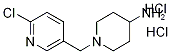 1-(6-Chloro-pyridin-3-ylmethyl)-piperidin-4-ylamine dihydrochloride Structure,1185314-11-7Structure