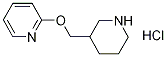 2-(Piperidin-3-ylmethoxy)-pyridine hydrochloride Structure,1185315-94-9Structure