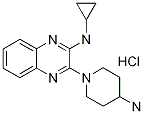 [3-(4-Amino-piperidin-1-yl)-quinoxalin-2-yl]-cyclopropyl-amine hydrochloride Structure,1185317-78-5Structure