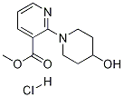 4-Hydroxy-3,4,5,6-tetrahydro-2h-[1,2]bipyridinyl-3-carboxylicacid methyl ester hydrochloride Structure,1185318-75-5Structure