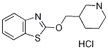 2-(Piperidin-3-ylmethoxy)-benzothiazole hydrochloride Structure,1185319-42-9Structure