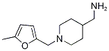 ({1-[(5-Methyl-2-furyl)methyl]-4-piperidinyl}methyl)amine Structure,1185320-32-4Structure