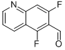 5,7-Difluoroquinoline-6-carbaldehyde Structure,1185767-02-5Structure