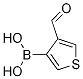 (4-Formylthiophen-2-yl)boronicacid Structure,1186026-19-6Structure